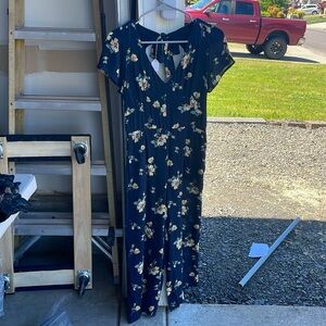 Abercrombie & Fitch Floral Jumpsuit